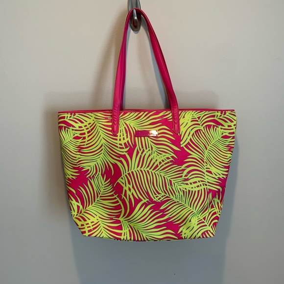 NWT Vera Bradley Palm Frond tote & wristlet - Picture 2 of 7